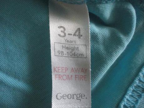 Hezké triko george, vel. 3/4 roky, george,98