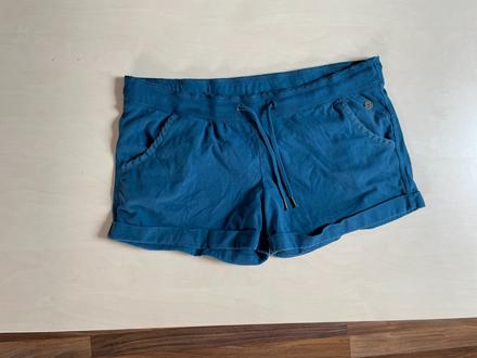 Modré/ petrolejové šortky, vel xl-xxxl - měřte, xxl