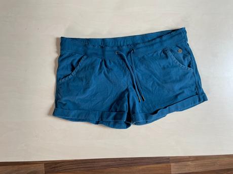 Modré/ petrolejové šortky, vel xl-xxxl - měřte, xxl