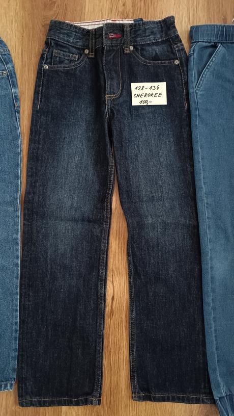 Tepláky, kalhoty, rifle vel. 128-140, george,128