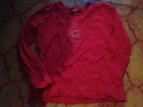 Dívčí halenka andílek vel. 92 - 98, benetton,92