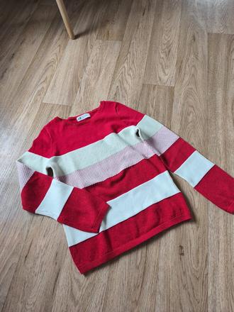 Pruhovaný svetr h&m 134/140, h&m,140