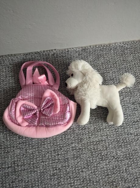 Plyšový pes v tašce, 