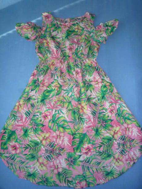 Lehounké květinové šaty vel. 146, kik,146