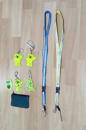 Sada reflexních přívěsků, klíčenky, 