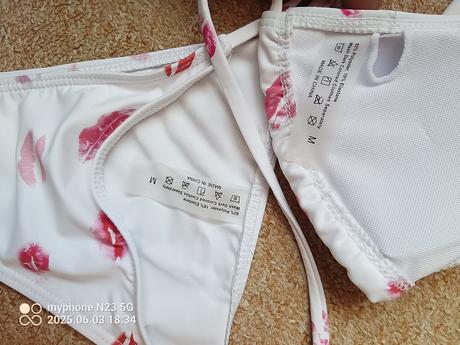 Plavky bikiny s pusinkami vel."m", m