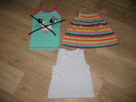 Letní trika, tuniky, h&m,92