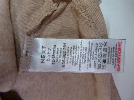 Next bavlněné tričko vel. 86, next,86