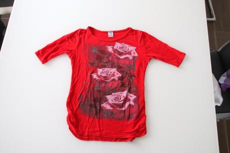 Dívčí triko s 3/4 rukávem, 122