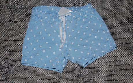Bavlněné kraťásky hm s hvězdičkama, 92, h&m,92