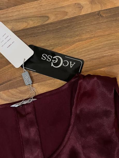 Nový satén top, vel xl/164, acces, xl