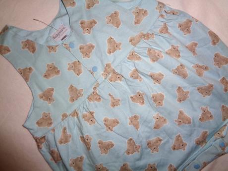 Kouzelný medvídkový letní overal, baby club,68