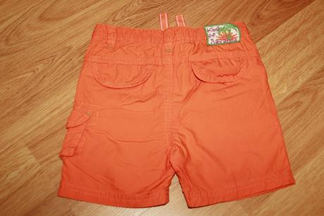 Kraťasy šortky baby club - oranžové - vel. 92, baby club,92