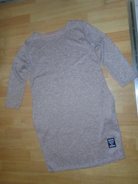 Šaty melírové vel s/m splývavé teplé, m / s