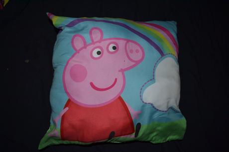 Dětský polštář s prasátkem pepou, šířka (cm): 40,délka (cm): 40