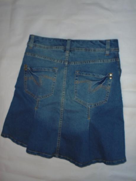 Džínová sukně do a vel 40 luxusní střih, 40
