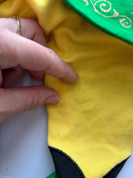 Vánoční overalek skřitek - v.6/9 měs, 74