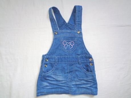 Nádherná laclová sukně z odlehčené rifloviny, 80