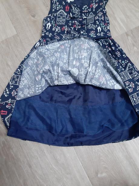 Krásné šatičky, šaty s domečky a kytičkami, rocha.little.rocha,110