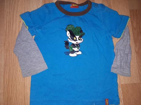 Modré tričko bampse lindex 86, lindex,86