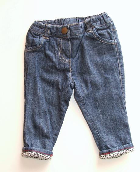 H713 podšité dívčí rifle vel. 68, john lewis,68