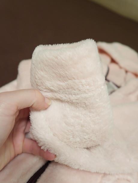 Měkká, teplá,fleecová mikina - růžová vel.110, decathlon,110