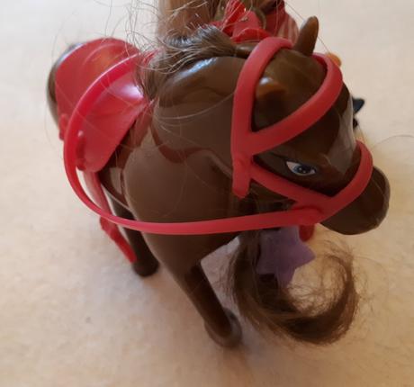 Panenka evička, žokejka na koni, zn.simba,