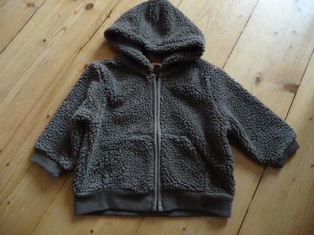 Chlupatá mikinka/kabátek, mini mode,62