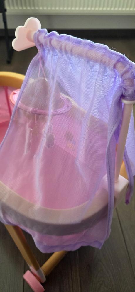 Baby born postýlka na kolečkách pro panenku, 