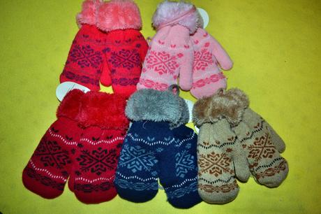 Silné rukavice palčáky ,v.110-128, 110 / 116 / 122 / 128