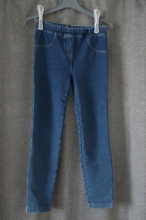 Dívčí džegíny 2x 122/128, lupilu,122