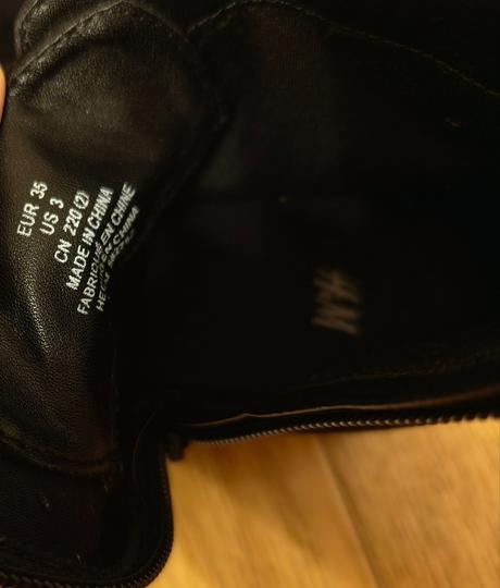 Černé kotníkové boty vel. 36, h&m,36