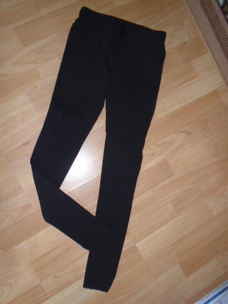 Kalhoty natahovací jegginy vel 152-170 pro hubené, 152 / 158 / 164 / 170