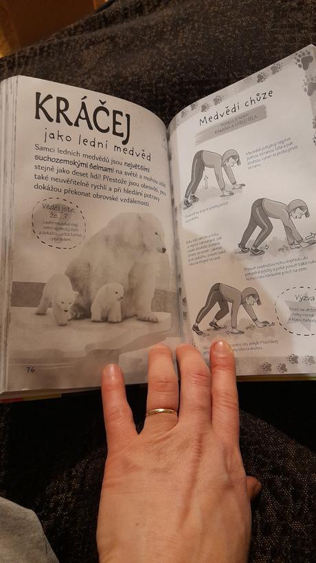 Cvičíme se zvířaty inspiruj se pohyby svých oblíbe, 