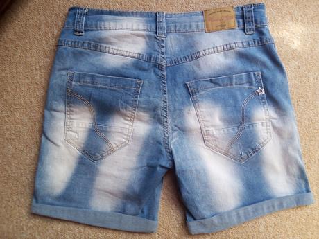 Baggy šortky zn."denim/place du jour" vel."38", denim,38