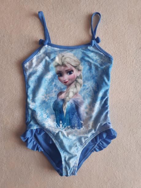 Dívčí plavky vcelku, frozen, elsa, vel.110/116, disney,110