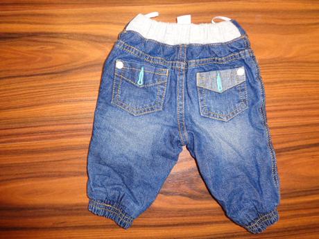 Luxusní měkoučké rifle podšité bavlnou, c&a,62