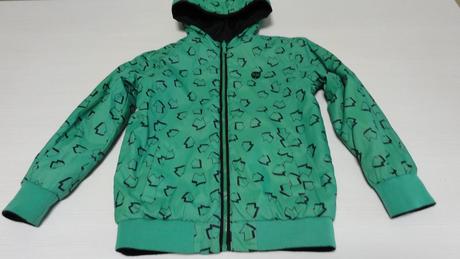 Oboustranná přechodní bunda vel. 122, 122