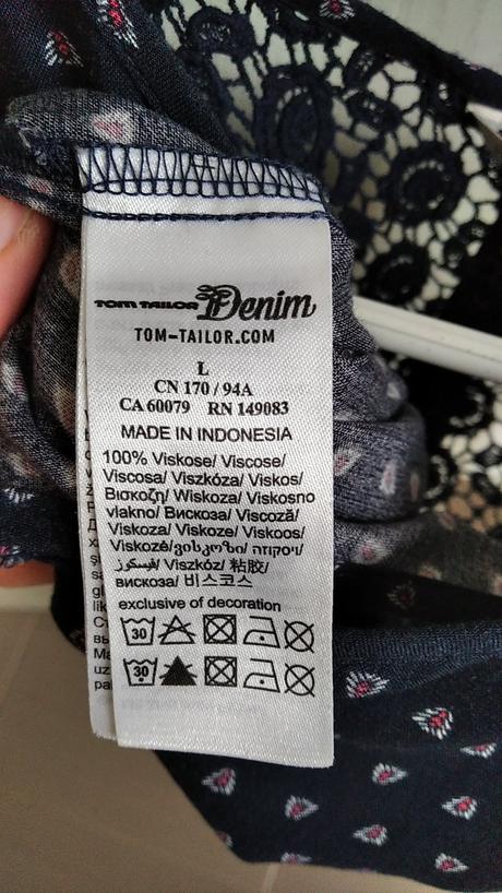 Dámské krátké šaty tom tailor denim, tom tailor,l