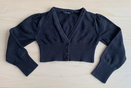 Černý svetr & bolerko george vel. 104/110, george,104