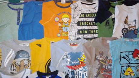 Chlapecký mix věcí vel.116-128 jaro/léto/podzim, 122–134