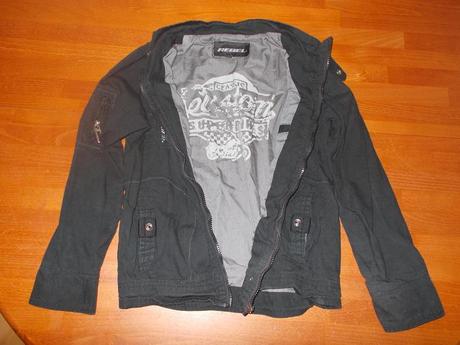 Jarní/podzimní bunda černá rebel, rebel,152