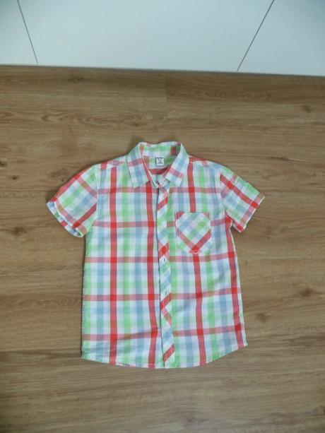 Chlapecká košile kr. rukáv dopodopo 122/128, dopodopo,128