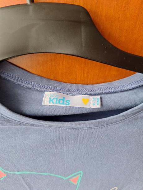 Tričko s dlouhým rukávem kočičí hlavy vel. 134, m&co,134