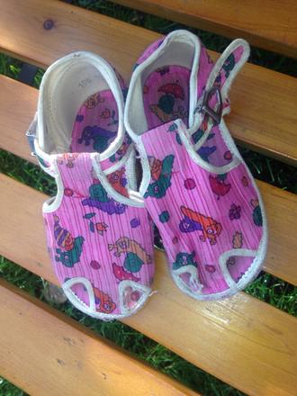 Dívčí papuče šnek - šneček, 24