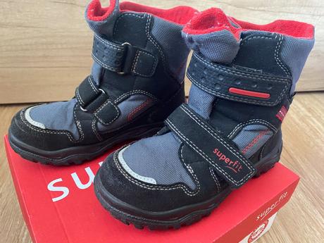 Zimní dětské boty - unisex - superfit gore-tex, superfit,29