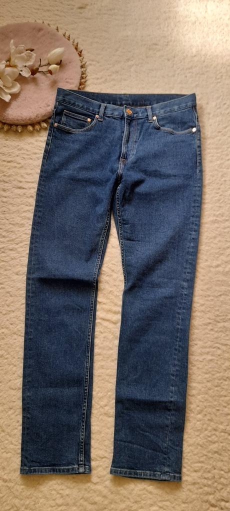 H&m dámské džíny slim & denim, h&m,xl