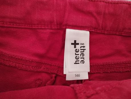 Dívčí džínové, riflové kraťasy, c&a,146