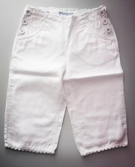 Lněné kalhoty vel 140 - 146, monsoon,146