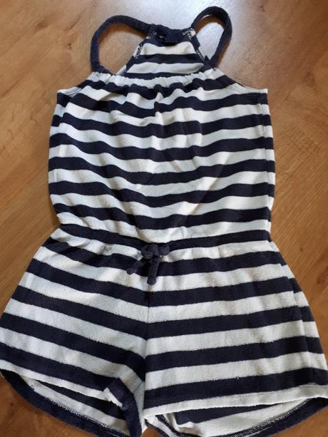 Peckovní froté kraťáskový namořnický overal, gap,104